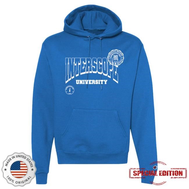 Official Interscope Blue University Shirts