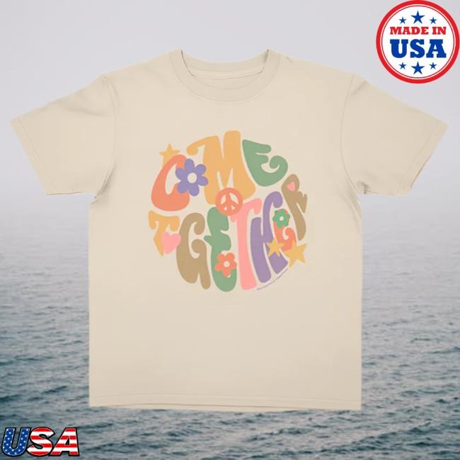 Future Fan Gear Come Together Beige Youth T-Shirt The Beatles Earthy Beige Come Together Youth T-Shirt The Beatles