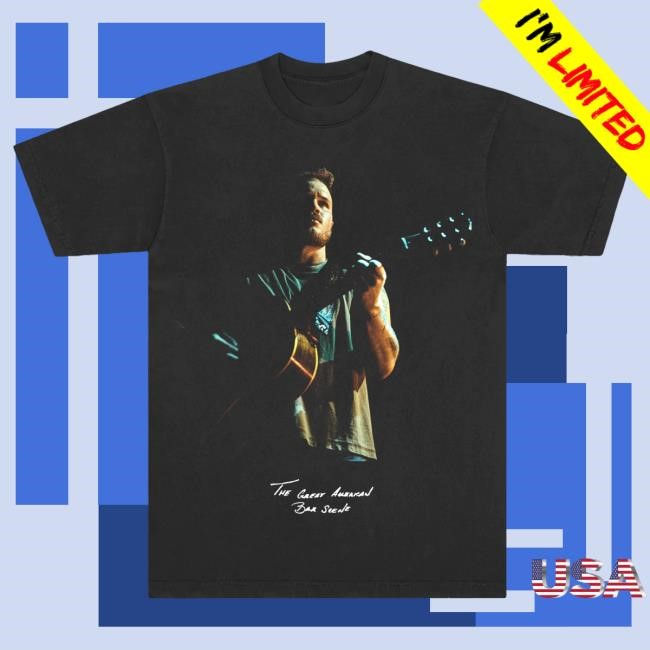 Official Zach Bryan Merch Store Shop Zach Bryan Black Guitar Script T Shirt