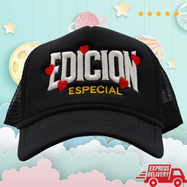 Official Edicion Especial Merch Edicion Especial Heart Trucker Cap