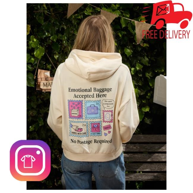 Official Happiness Project Emotional Baggage Crop Hood