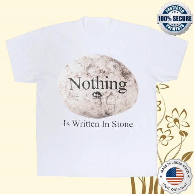 Official Online Ceramics Nothing Is Written In Stone White Tee