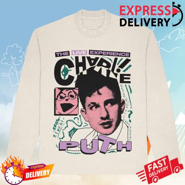 Official Charlie Puth Merch Shop Live Experience LS Shirt