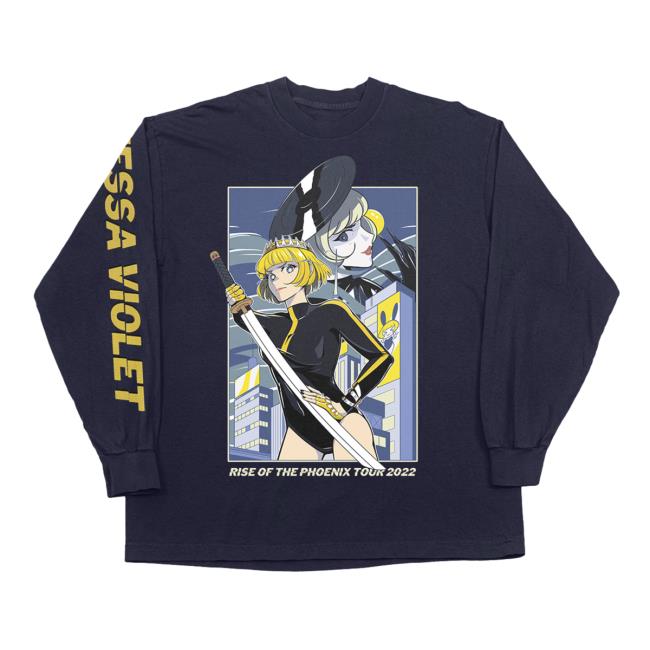 Tessa Violet Merch Anime Long Sleeve T Shirt