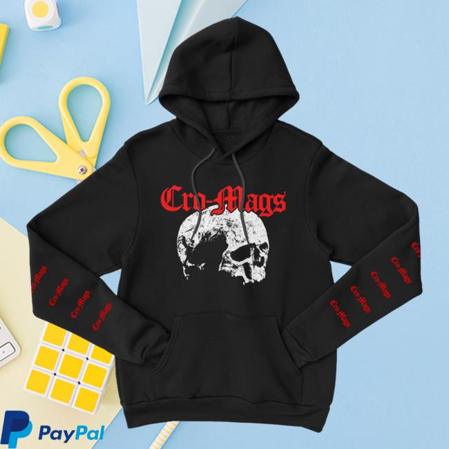 Official Night Shift Merch Shop Cro-Mags - Skull Crewneck Nightshiftmerch Store
