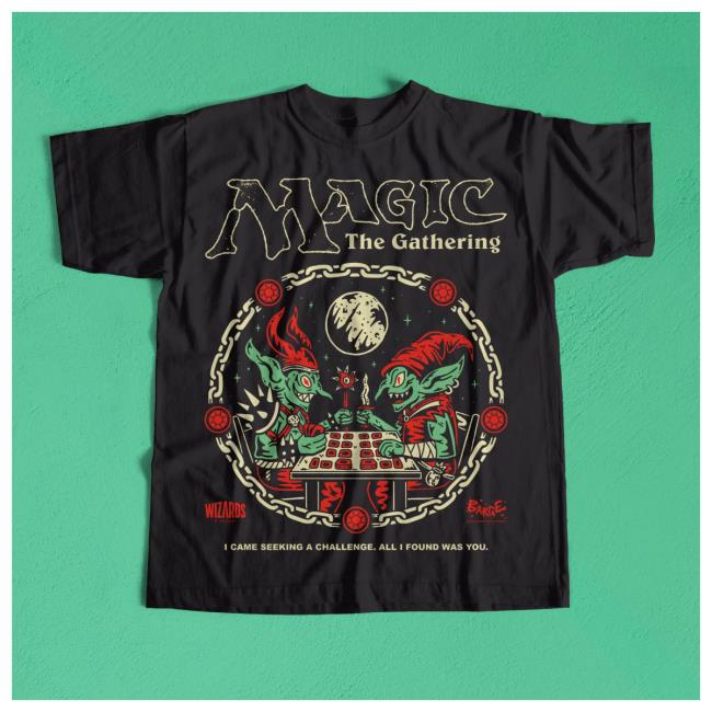 Official Wizard Of Barge Merch ShopThe Challenge New Tee - Magic The Gathering Collection