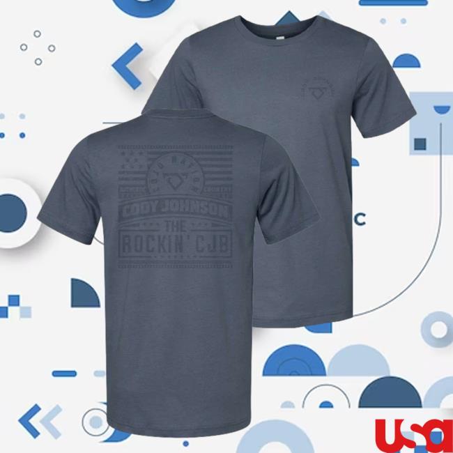 Official Cody Johnson Merch Store Cody Johnson Rockin' Cjb Flag T-Shirts Cody Johnson Apparel Clothing Shop CodyJohnson