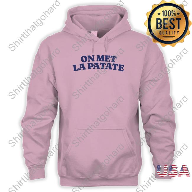 Official Averagerob Merch On Met La Patate Grey Shirts