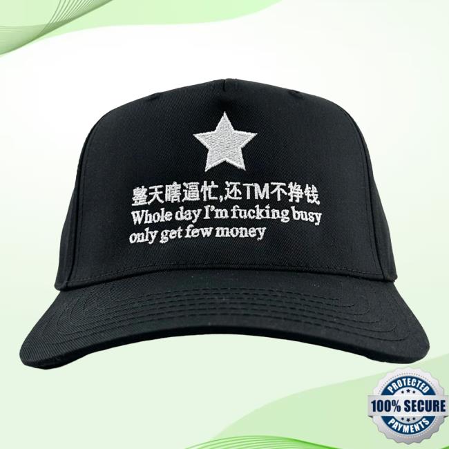 Whole Day I’M Fucking Busy Twill Cap