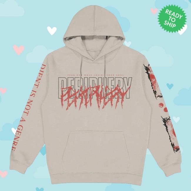 Periphery Official Merch Tear Hooded Sweatshirt
