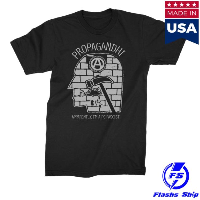 Propagandhi Merch PC Fascist Long Sleeve Shirt