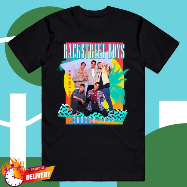 Official Backstreet Boys Merch Store Retro Group T Shirt – Backstreet Boys