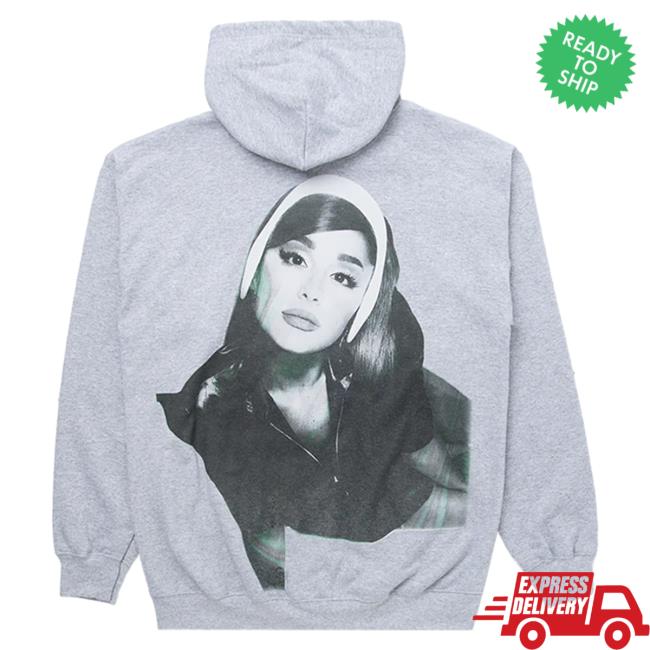Official Ariana Grande Apparel Clothing Merch Store Positions Photo Crew neck II Ariana Grande Shop