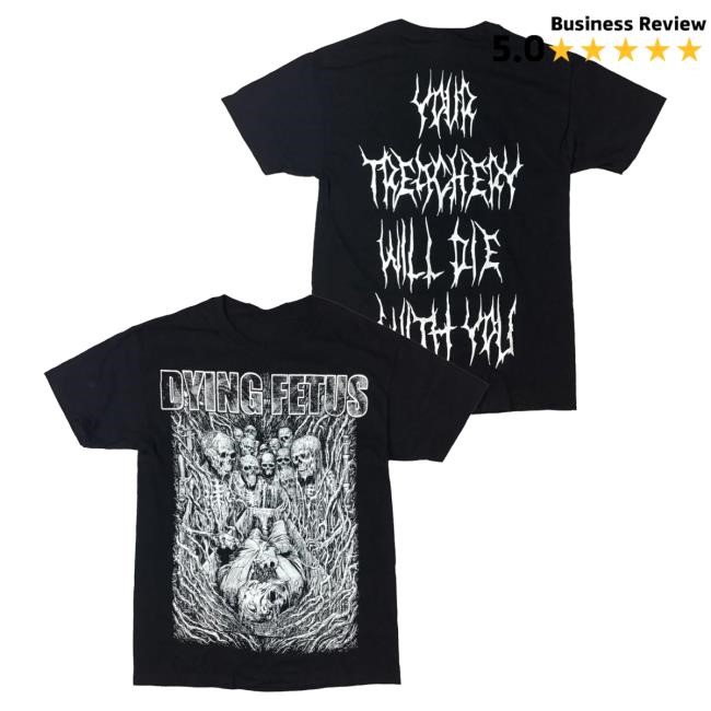 Official Night Shift Merch Store Dying Fetus - Treachery T Shirt Nightshift Merch