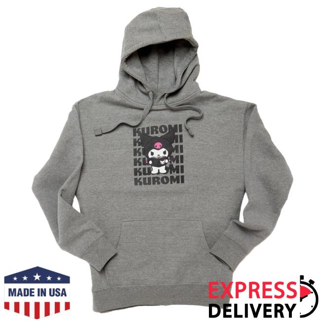 Official Sanrio Apparel Clothing Kuromi Merch Kuromi Watashi Wa Unisex Hoody Sanrio Shop Store