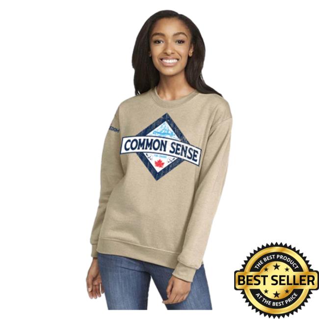 Official Poilievre Conservative Party Of Canada Pierre Unisex Common Sense Sand Sweatshirts