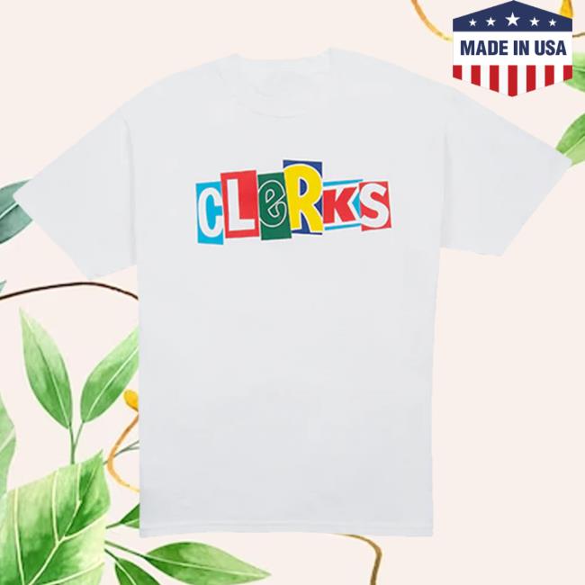Official Jay and Silent Bob Merch Store "Clerks (Animated) Logo" Top Shirt JayandSilentBob