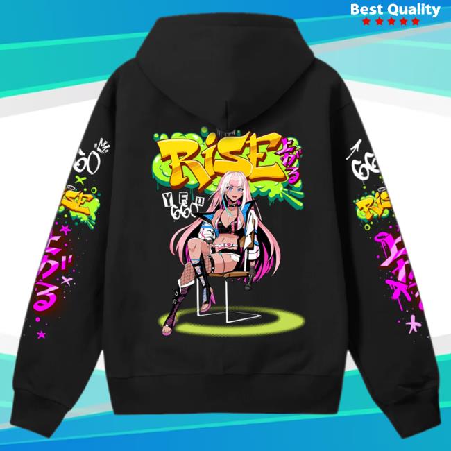 Official Uwumarket Yfu Baby Rise Hooded Sweatshirt Uwu Market
