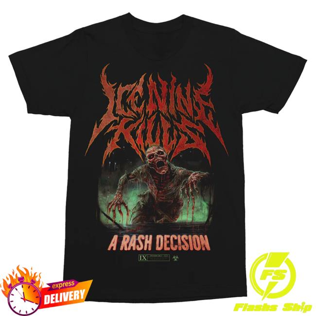 Official Ice Nine Kills Merch Store Patient Zero T-Shirt Ice Nine Kills Clothing Shop Ink Merch IceNineKills