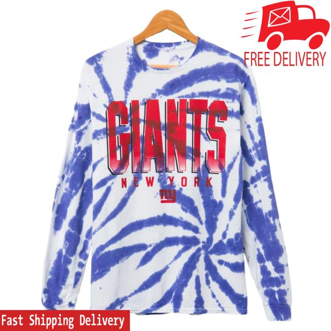 Official Junk Food Apparel Clothing Store Shop Junkfoodclothing Giants Game Time Tie Dye Long Sleeve Tees Liberty Tie-Dye