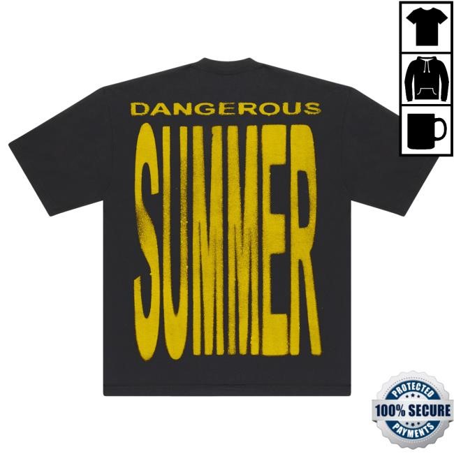 Official Yeat Merch Dangerous Summer Warning Tee