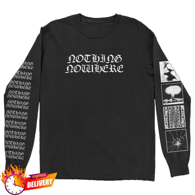 Official Nothing Nowhere Merch Shop Skull Segment Long Sleeve Tee