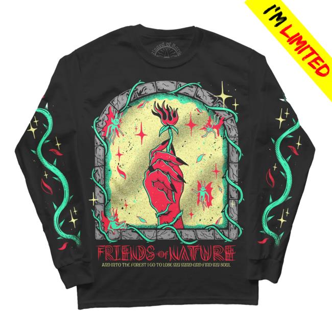 Wizard Of Barge Store Friends Of Nature Long Sleeve Tee