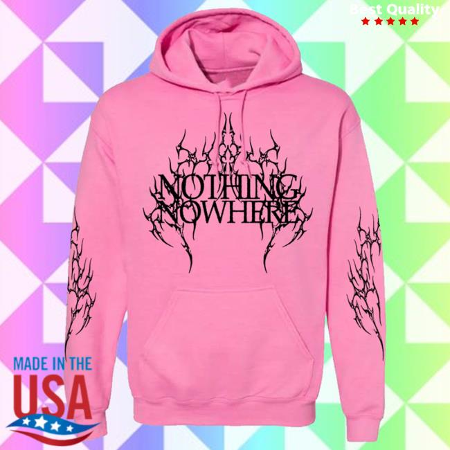 Official Nothing Nowhere Merch Shop Burning Car Hoodie