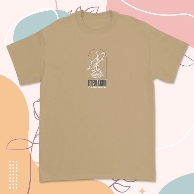 Fit For A King Tour Shirts - Tan Fit For A King Tour Tshirt - Tan