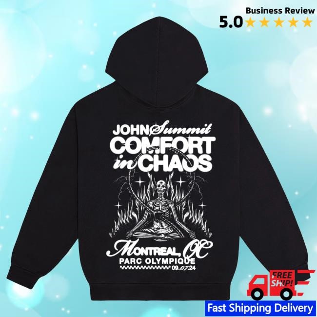 Official John Summit Merch Store John Summit Comfort in Chaos x Montreal Hoodie