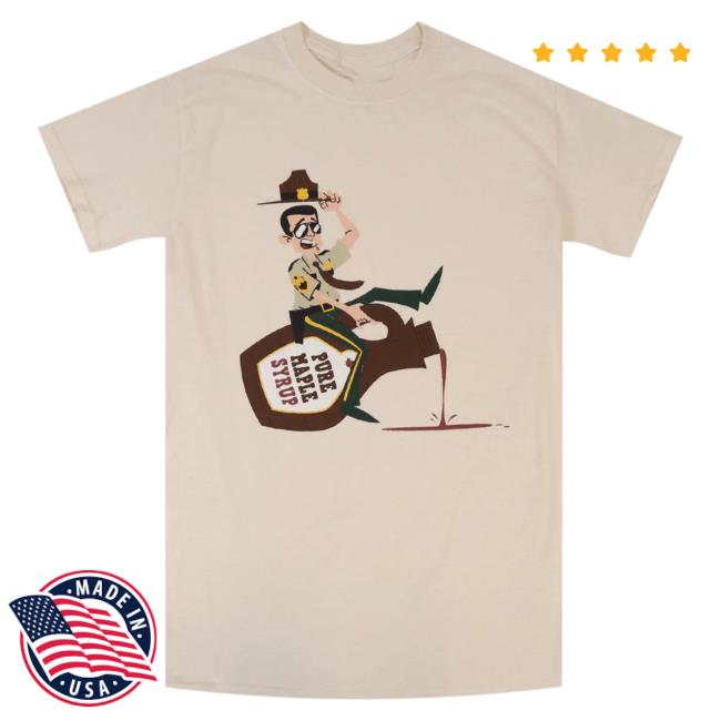 Official Hello Merch Broken Lizard Pure Maple Syrup Tshirt BrokenLizard HelloMerch