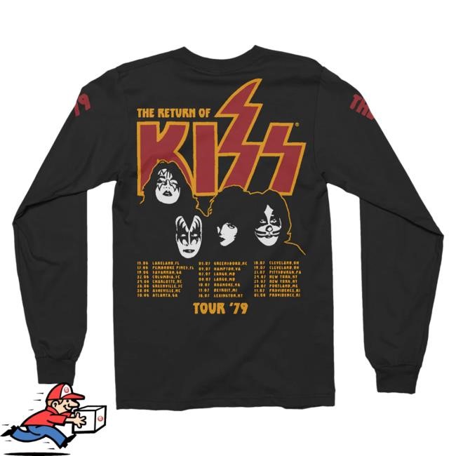 Kiss The Return of KISS '79 LS Tee Kiss Band Official Merch Store
