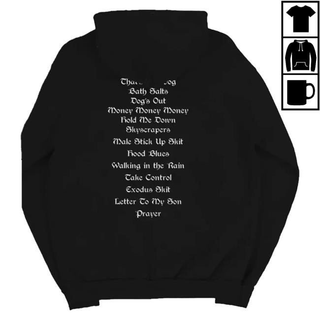 Official DMX Store Exodus Black Attractive Hoodie Earl Simmons