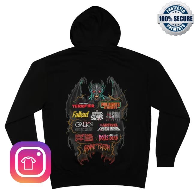 Official Halloween Horror Nights 2025 House Adult Hoody