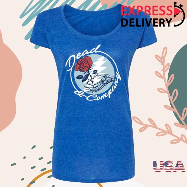 Dead And Company Store Merch Dead and Company The Final Rose Ladies Hot Shirt