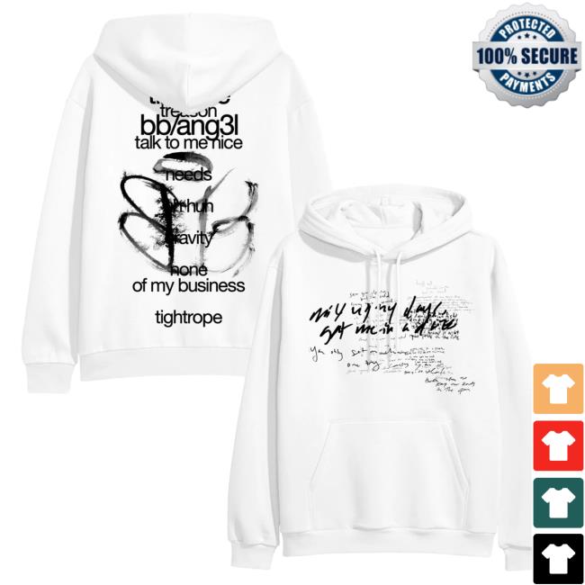 Official Tinashe Merch Store Tinashe Bb/Ang3l White Sweatshirt
