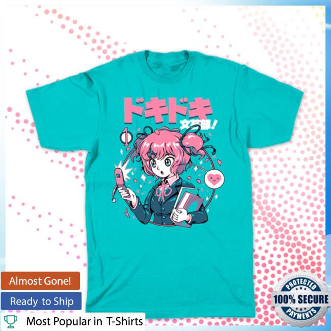 Official The Yetee Doki Doki Literature Club Merch Natsuki Vol 1 Tee