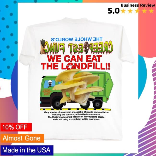 Official Online Ceramics Eat The Landfill- White Shirt