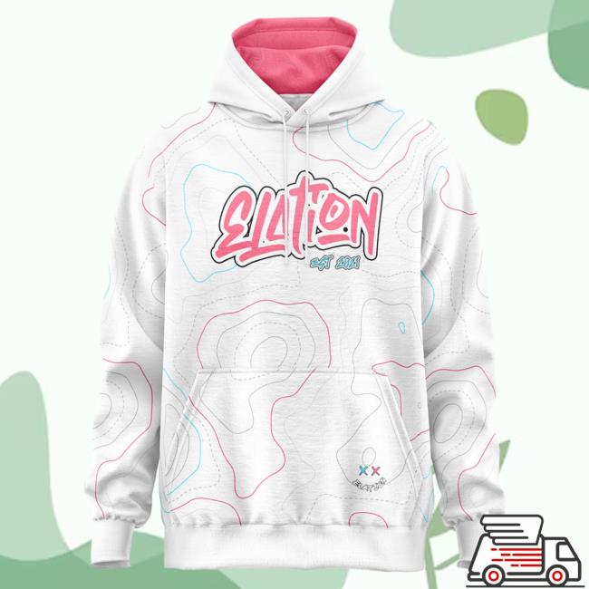 Elation Topographic Pro ## White Crewneck Sweatshirt
