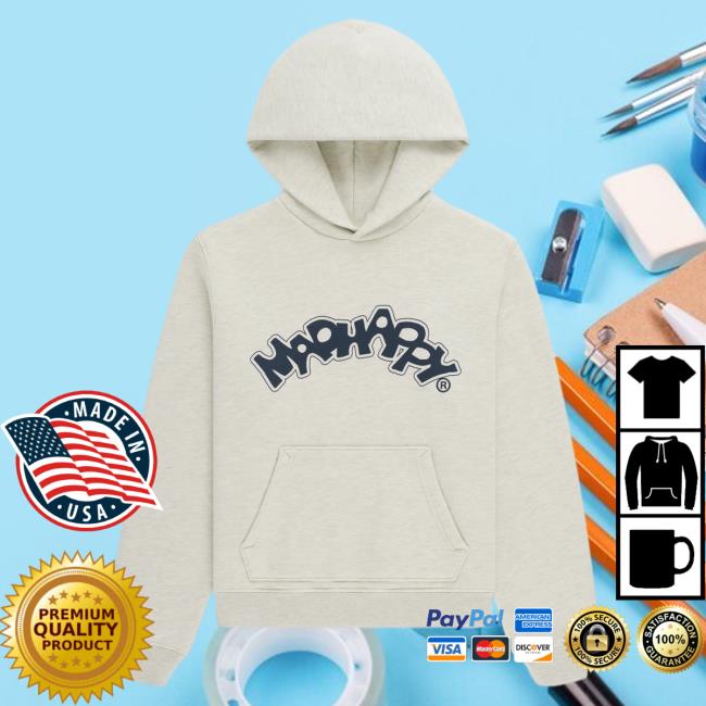 Official Madhappy Clothing Merch Store Our Seasonal Graphics Burst Attractive Hoodie Oatmeal Mad Happy Shop