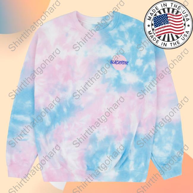 Black Pink Ice Cream Tie Dye Hoodies