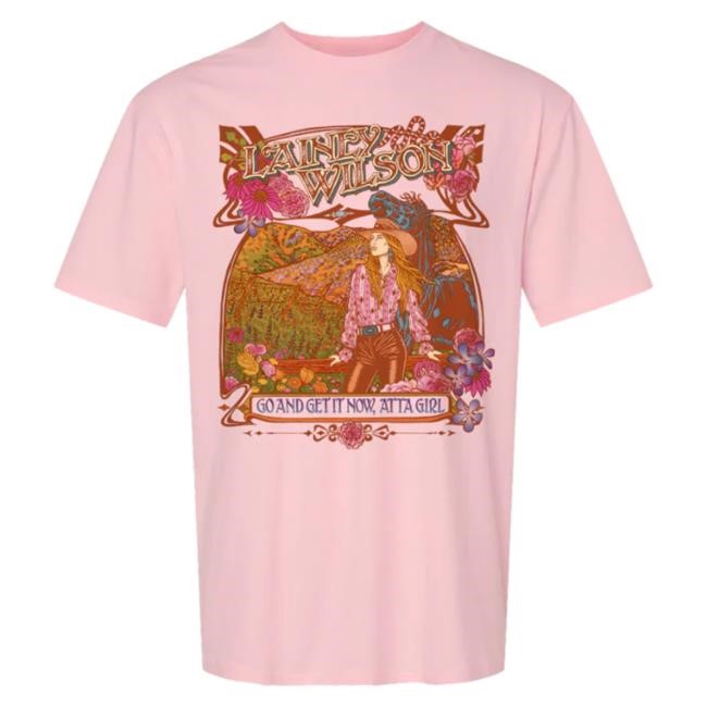 Lainey Wilson Merch Store Lainey Wilson Atta Girl Youth Tshirt