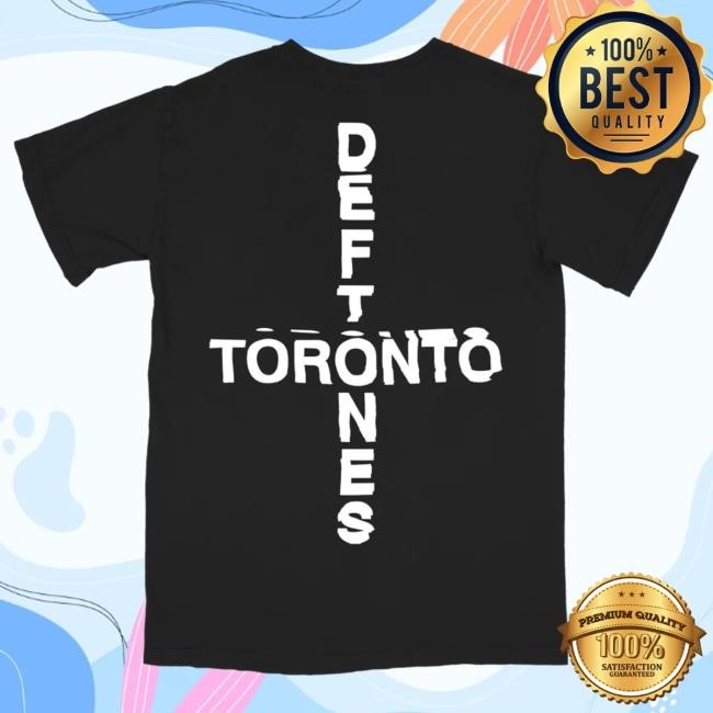 Official Deftones Merch Store toronto exclusive cross Shirt