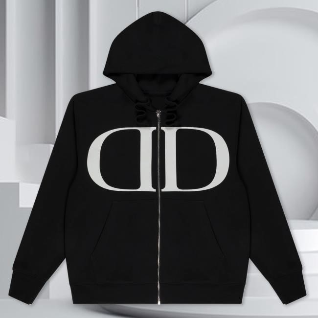 Dopamine Logo Zip Hoodies (Black) | Lil Tecca Official Store Merch