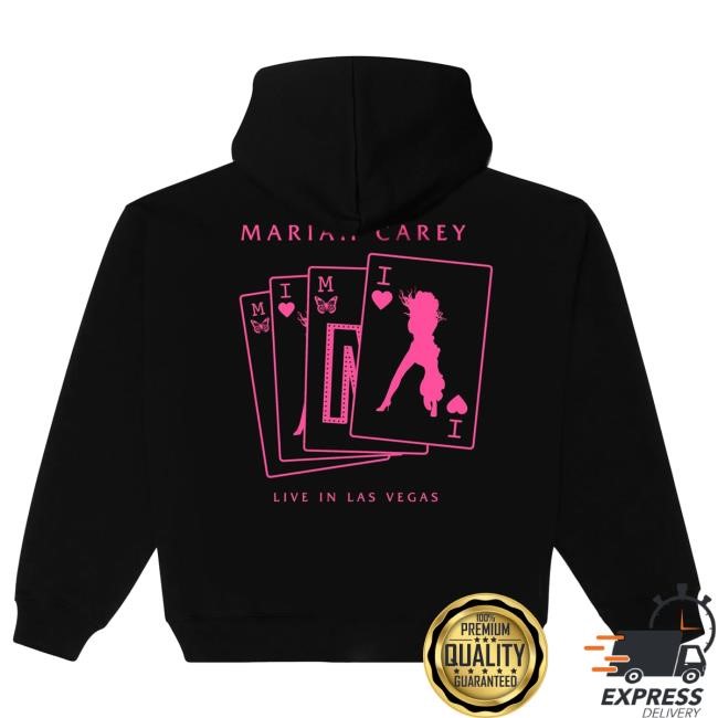 Mariah Carey Unisex-Adult Official Merch Mimi Las Vegas Zip Up Hoody