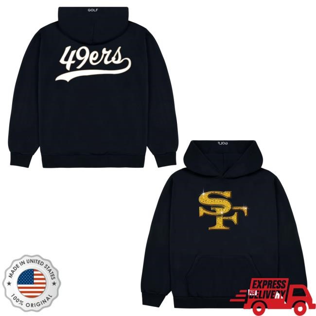 Official Golf Wang Merch 49Ers Cutout Pullover Hoodie by Golf Wang x NFL