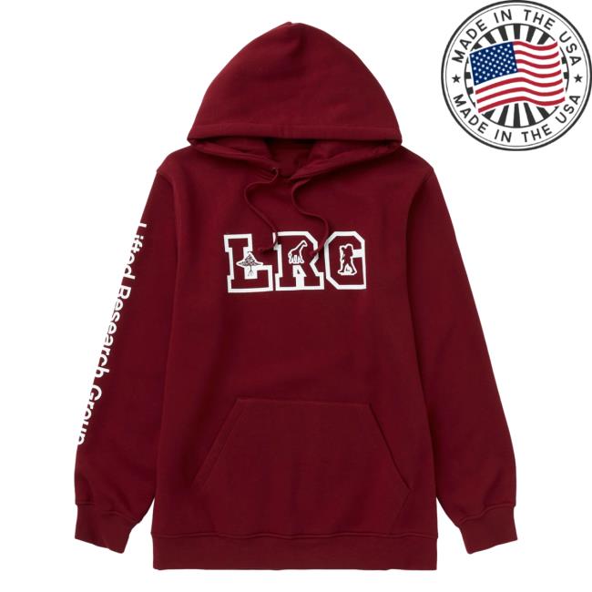 Official Lrg Lifted Research Group Clothing Shop Ivy League Sweater Burgundy