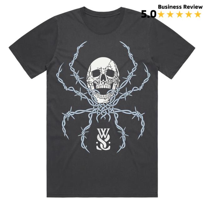 Official While She Sleeps Merch Bar Im Not Anti Social Im Anti Bullshit Social Skull Crewneck Black Merch Bar