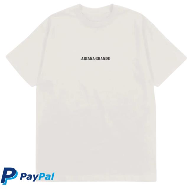 Official Ariana Grande Merch Yes, And? White Shirts