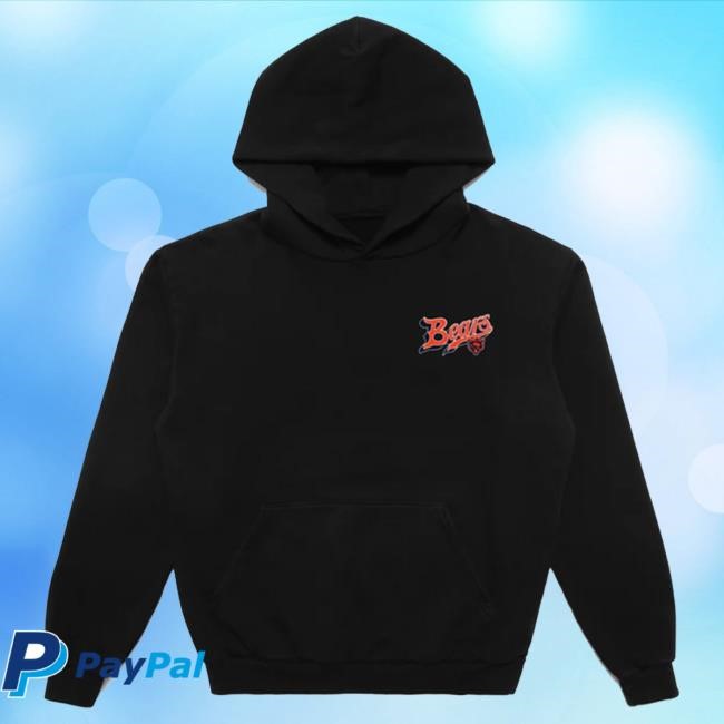 Official Born X Raised Merch Born X Raised + Bears Pro Script Pullover Hoodie: Black NFL 2025 Kickoff